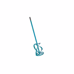 Robust professional stirrer with three mixing paddles, left rotating, for liquid and cream-like materials, ideal for gypsum p ...