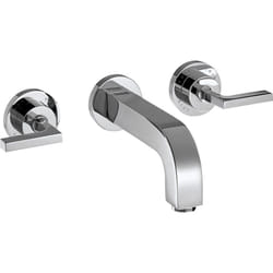 Axor Citterio mitigeur lavabo 3 trous encastré, bec - Hansgrohe