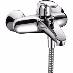 Rubinetto esterno per vasca in ottone cromato. Provvisto di limitatore di temperatura e tecnologia Quick Clean - 31748000Il m ...