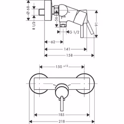 Hansgrohe Talis Cromo