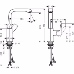 Hansgrohe Metris Cromo