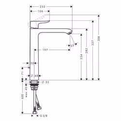 Hansgrohe Metris Cromo - Vista aggiuntiva 6