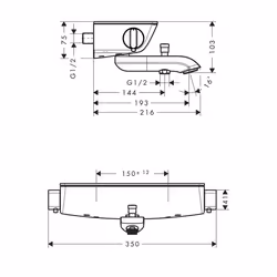Hansgrohe Ecostat Select Cromo - Vista aggiuntiva 6