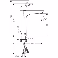 Hansgrohe Focus Cromo - Vista aggiuntiva 6