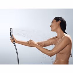 Hansgrohe Croma Select S Soffione doccia manuale Cromo, Bianco