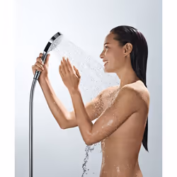 Hansgrohe Croma Select S Soffione doccia manuale Cromo, Bianco
