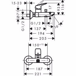 Hansgrohe Logis Cromo - Vista aggiuntiva 5