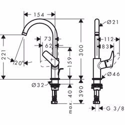 Hansgrohe Logis Cromo - Vista aggiuntiva 5