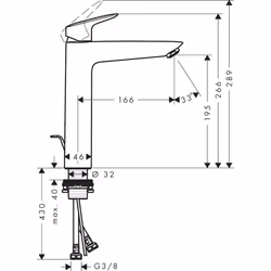 Hansgrohe Logis Cromo - Vista aggiuntiva 5