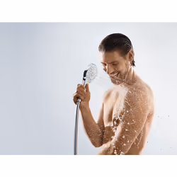Hansgrohe Croma Select S Soffione doccia manuale Cromo, Bianco - Vista aggiuntiva 4