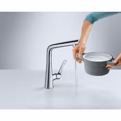 Hansgrohe Metris Select Acciaio inox