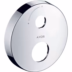 hansgrohe AXOR 1 x rosone di estensione tondo Diametro: 170 mm a 2 fori con freccia di controllo del flusso per situazioni co ...
