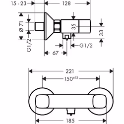 Hansgrohe Logis Cromo