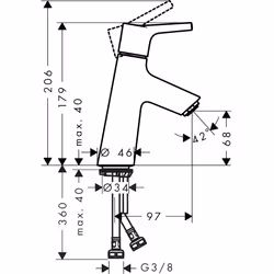 Hansgrohe Talis S Cromo - Vista aggiuntiva 4