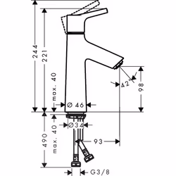 Hansgrohe Talis S Cromo - Vista aggiuntiva 5