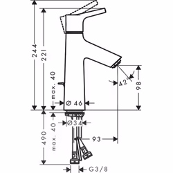 Hansgrohe Talis S Cromo - Vista aggiuntiva 6