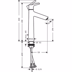 Hansgrohe Talis S Cromo - Vista aggiuntiva 6