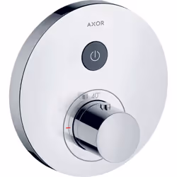 1 consumatore Comoda accensione/spegnimento di un consumatore tramite il tasto di selezione Cartuccia termostatica per il con ...