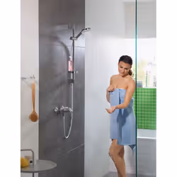 Hansgrohe Crometta sistema di doccia Cromo, Bianco - Vista aggiuntiva 5