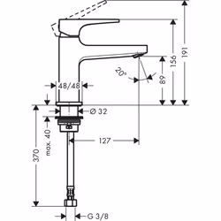 Hansgrohe Metropol Cromo