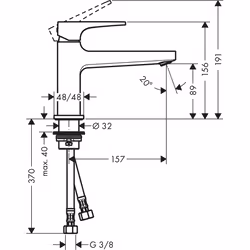 Hansgrohe Metropol Cromo