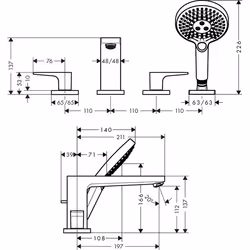 Hansgrohe Metropol Cromo - Vista aggiuntiva 5