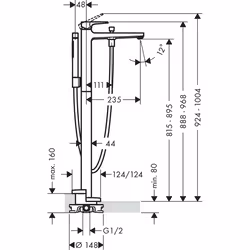 Hansgrohe Metropol Cromo