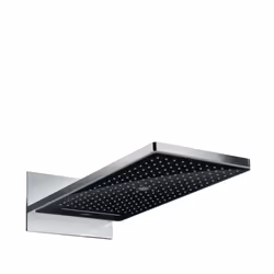 Hansgrohe Rainmaker Select, Soffione doccia fisso, Nero, Cromo, Soffitto