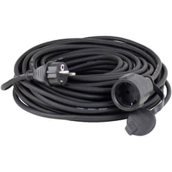 As Schwabe 60372 Alimentazione Prolunga 16 a Nero 5.00 m H07RN-F 3G 1,5 mm²