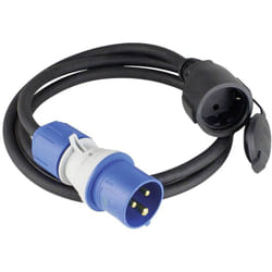 As Schwabe 61408 cee Cavo adattatore 16 a 3 poli 230 v 1 pz.