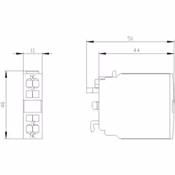Siemens 3RH1921-2CA01 non classificato - Vista aggiuntiva 3