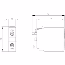 Siemens 3RH1921-1CD01 non classificato - Vista aggiuntiva 3