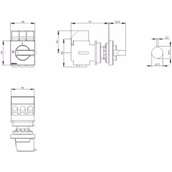 Siemens 3LD2150-0TK13 interruttore automatico - Vista aggiuntiva 4