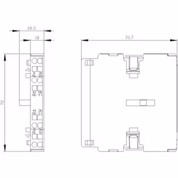Siemens 3RH1921-2DA11 non classificato - Vista aggiuntiva 3