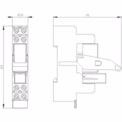 Siemens Steckrelais LZS RT4A4T30 - Vista aggiuntiva 4