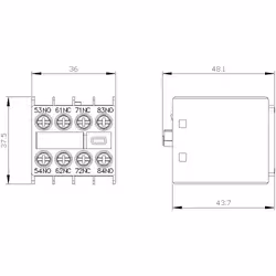 Siemens 3RH2911-1GA22 non classificato - Vista aggiuntiva 4