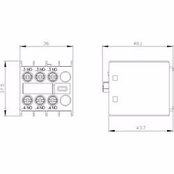 Siemens 3RH2911-1HA30 non classificato - Vista aggiuntiva 4