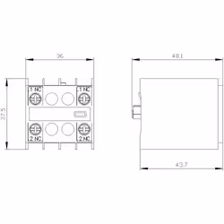 Siemens 3RH2911-1NF02 non classificato - Vista aggiuntiva 4