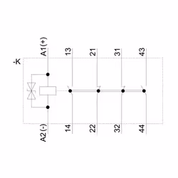 Siemens 3RH2122-1KF40 non classificato - Vista aggiuntiva 3