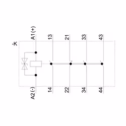 Siemens 3RH2131-2KF40 non classificato - Vista aggiuntiva 3