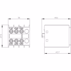 Siemens 3RH2911-1YA21-0MA0 non classificato - Vista aggiuntiva 4