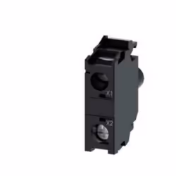 Portalampada Led integrato 230 Vac, colore rosso, morsetto a vite, per montaggio su piastra frontale. Da applicare ad indicat ...