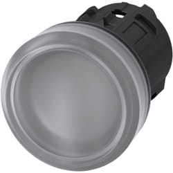 Siemens Leuchtmelder 22mm rund klar 3SU1001-6AA70