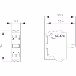Siemens 3SU14002AA103BA0 non classificato - Vista aggiuntiva 4