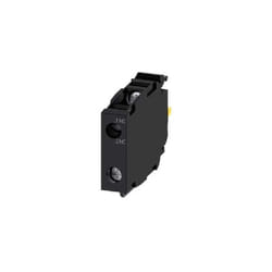Siemens - Modulo Contatto 1 Elemento Contatto, 1 Nc, Monitoraggio Installazione, Morsetto Vite, Montaggio Piastra Frontale 3SU14001AA101HA0