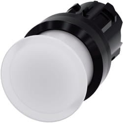 Siemens 3SU1001-1AD60-0AA0 Pilzdrucktaster 22mm rund weiß
