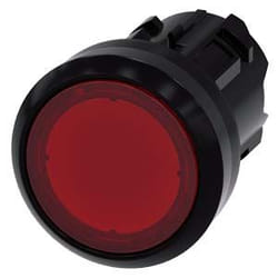 Siemens 3SU1001-0AA20-0AA0 attuatore elettrico IP66, IP67, IP69, IP69K Nero, Rosso