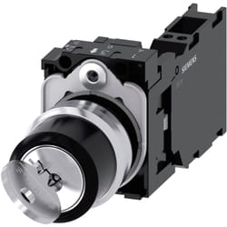 Siemens 3SU1150-4BF11-3FA0 Schlüsselschalter RONIS Schlüsselabzug O+I
