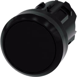 Siemens pulsante piatto nero 3su10000ab100aa0