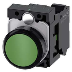 Siemens 3SU1100-0AB40-3BA0 attuatore elettrico Nero, Verde